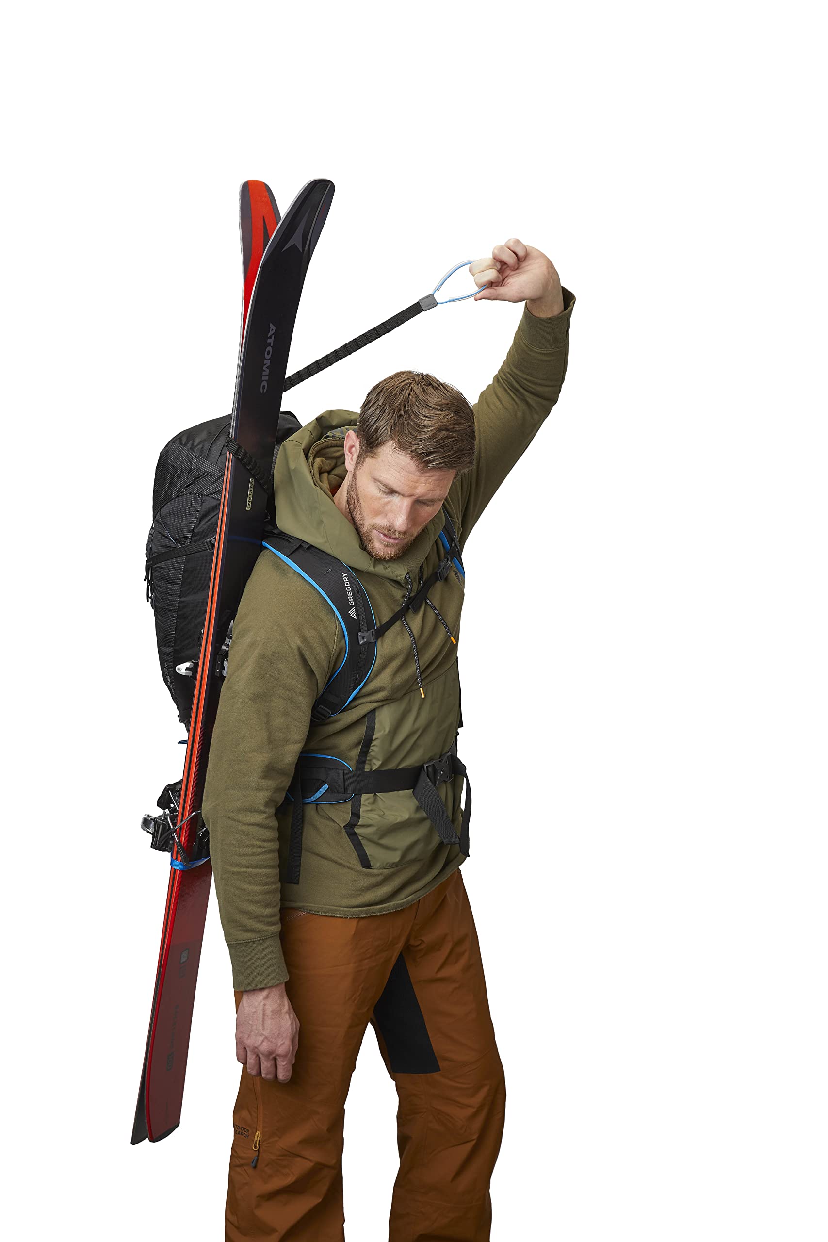 Gregory Mountain Products Targhee 35L Backpack for Alpine Skiing & Hiking - Durable Water-Resistant Daypack for Outdoor Adventures