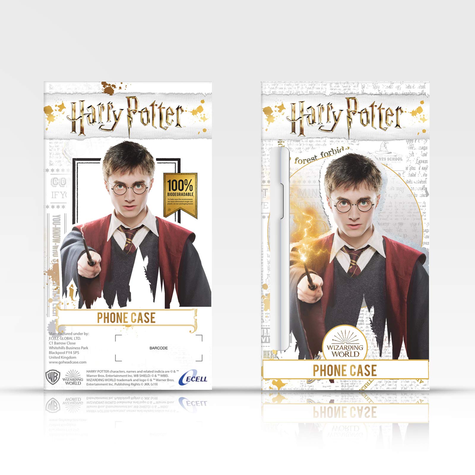 Harry Potter Gryffindor Aguamenti Deathly Hallows IX Soft Gel Case for Samsung Galaxy A12 (2020) - Officially Licensed Protective Cover for School, Work & Daily Use