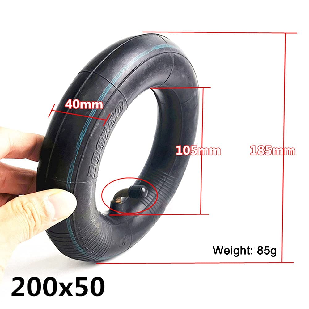 **8-Inch Electric Scooter Tires - 200x50 Non-Slip Wear-Resistant Pneumatic Tires with Inner Tubes (2 Pack) - Perfect Replacement for Commuting & Off-Road Riding**