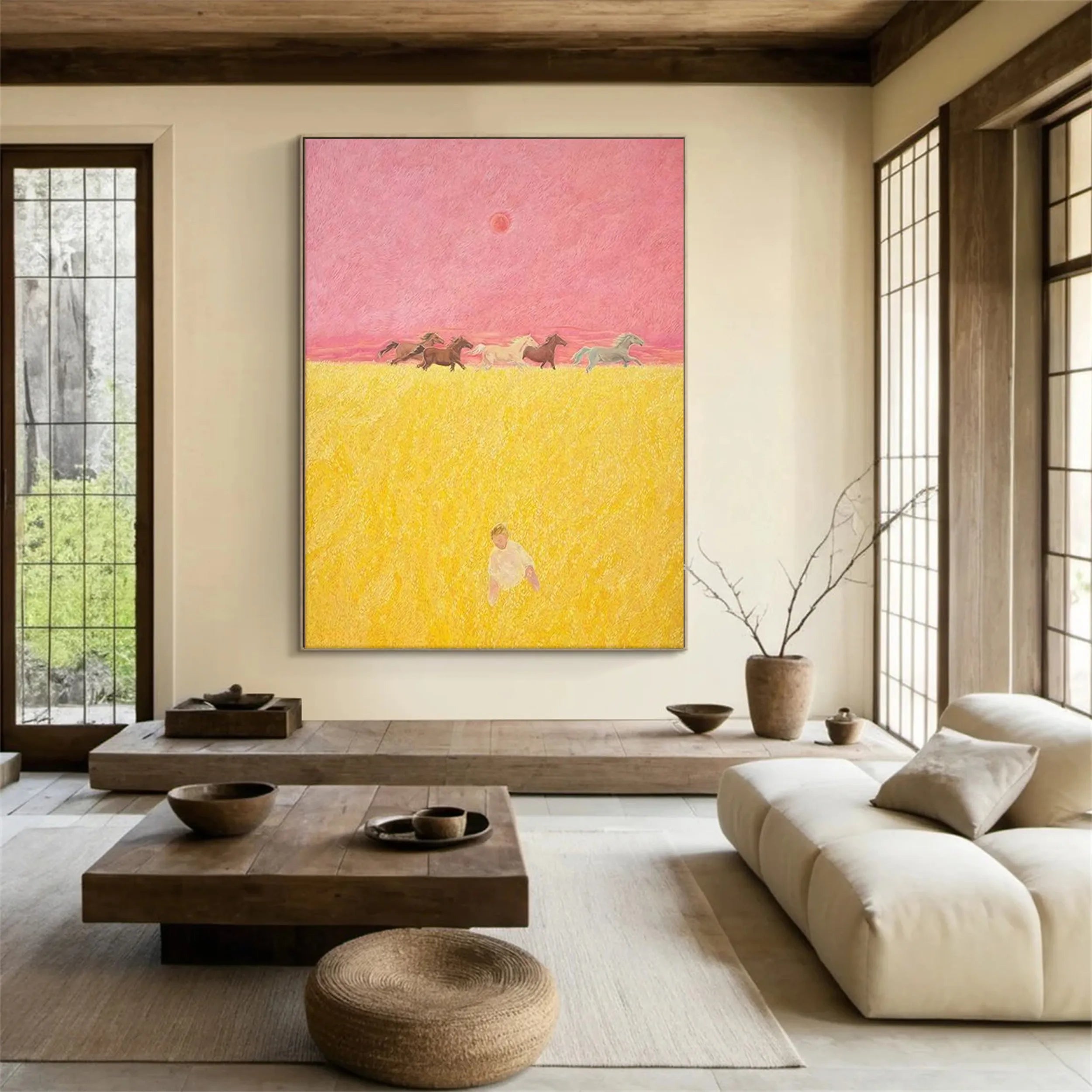 Animal Art Painting #AP026 - Handmade Wildlife Canvas Art for Home & Office Decor | Perfect for Living Room, Bedroom, or Gift