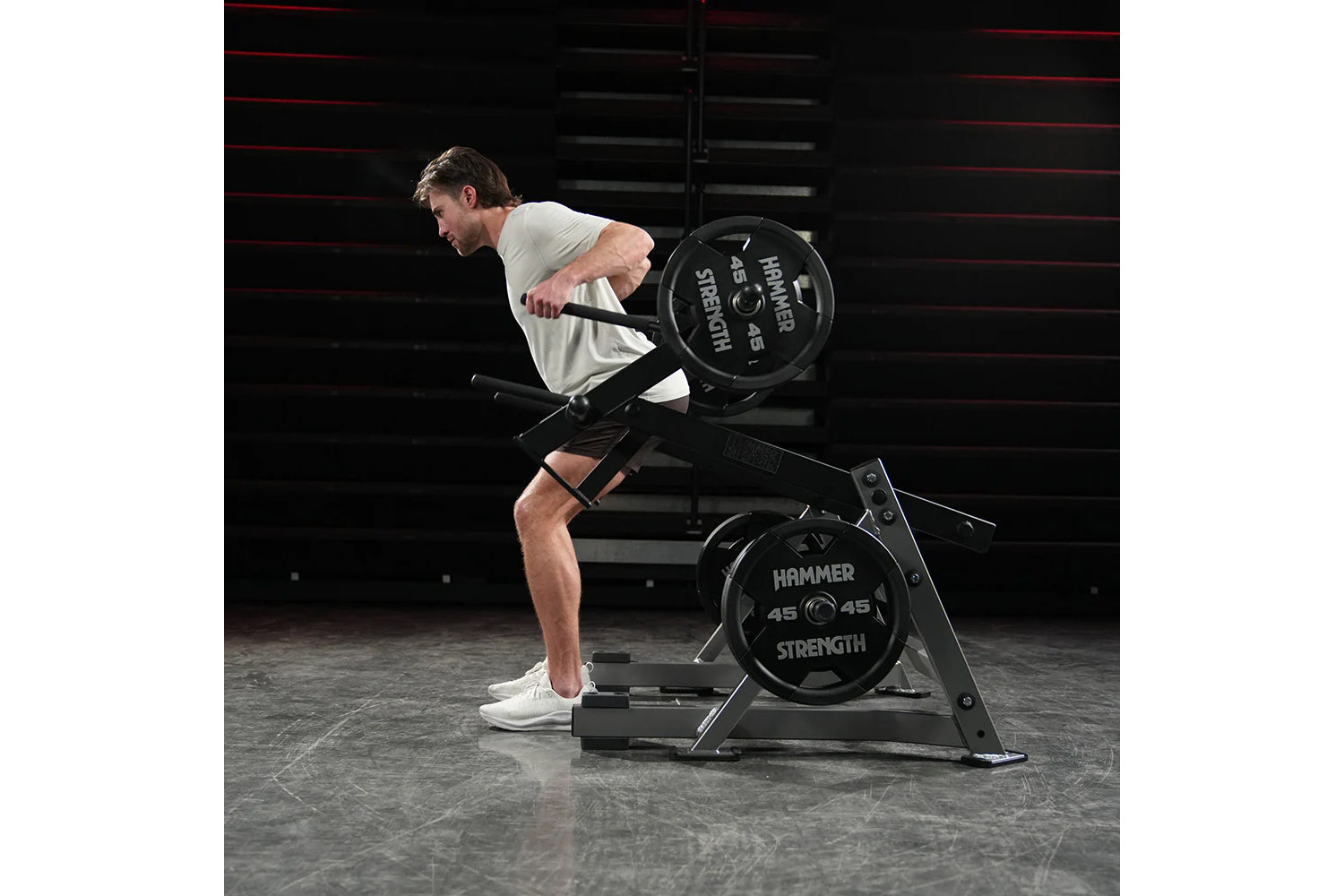 Hammer Strength Ground Base Multi Squat Machine - Professional Gym Equipment for Leg Workouts & Strength Training - Perfect for Home Gyms & Commercial Fitness Centers