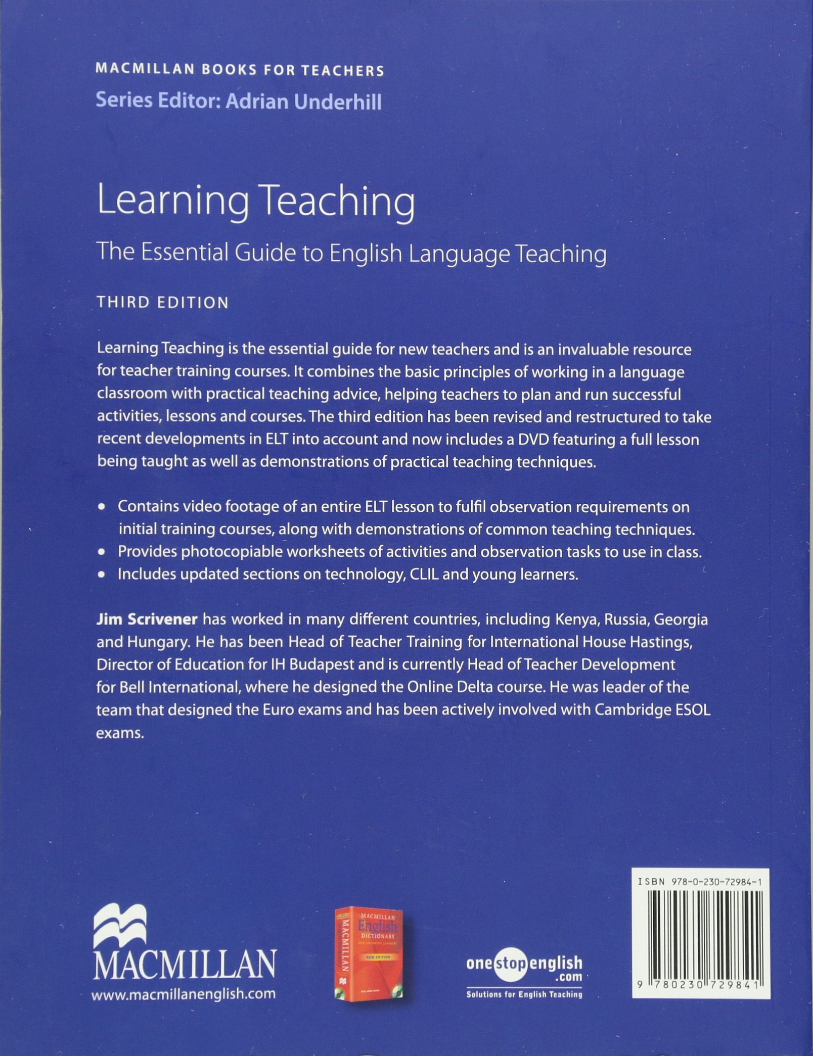 Macmillan Books for Teachers: Learning Teaching - Professional Development Resources for Educators | Classroom Teaching Strategies & Lesson Planning Guide