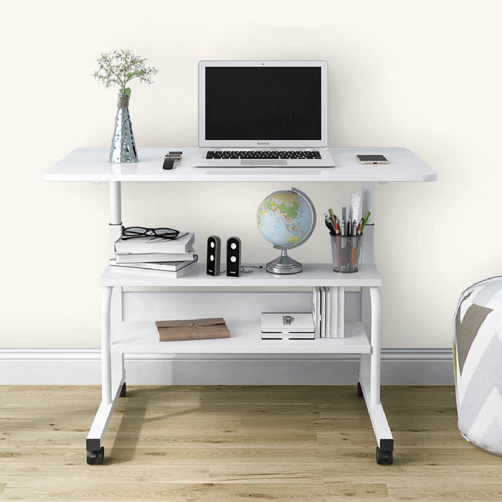 Lift Top Coffee Table with Hidden Storage - Modern Snack Side Table for Living Room, Bedroom & Balcony - Easy Assembly Blue - Perfect for Small Spaces and Entertaining Guests