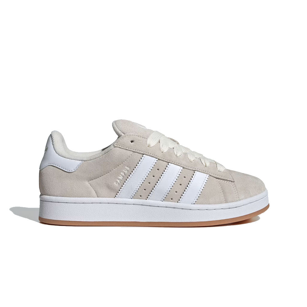Adidas Campus 00S Sneakers - Wonder White/Cloud White/Gum Sole - Women's & Men's Casual Shoes for Streetwear & Everyday Wear