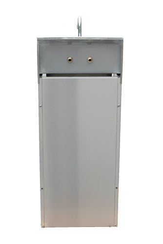 Nella OM47246 Commercial Hand Sink with Floor Mop Sink - Stainless Steel Utility Sink for Restaurants, Hospitals & Janitorial Use