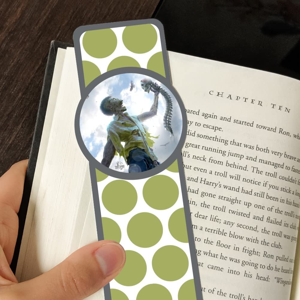 Zombie Undead Scraps Leftovers Dessert Bookmark Set - 3 Pack Glossy Laminated Bookmarks for Horror Fans, Halloween Gifts & Book Lovers - Perfect for Spooky Reading, Party Favors & Collectors