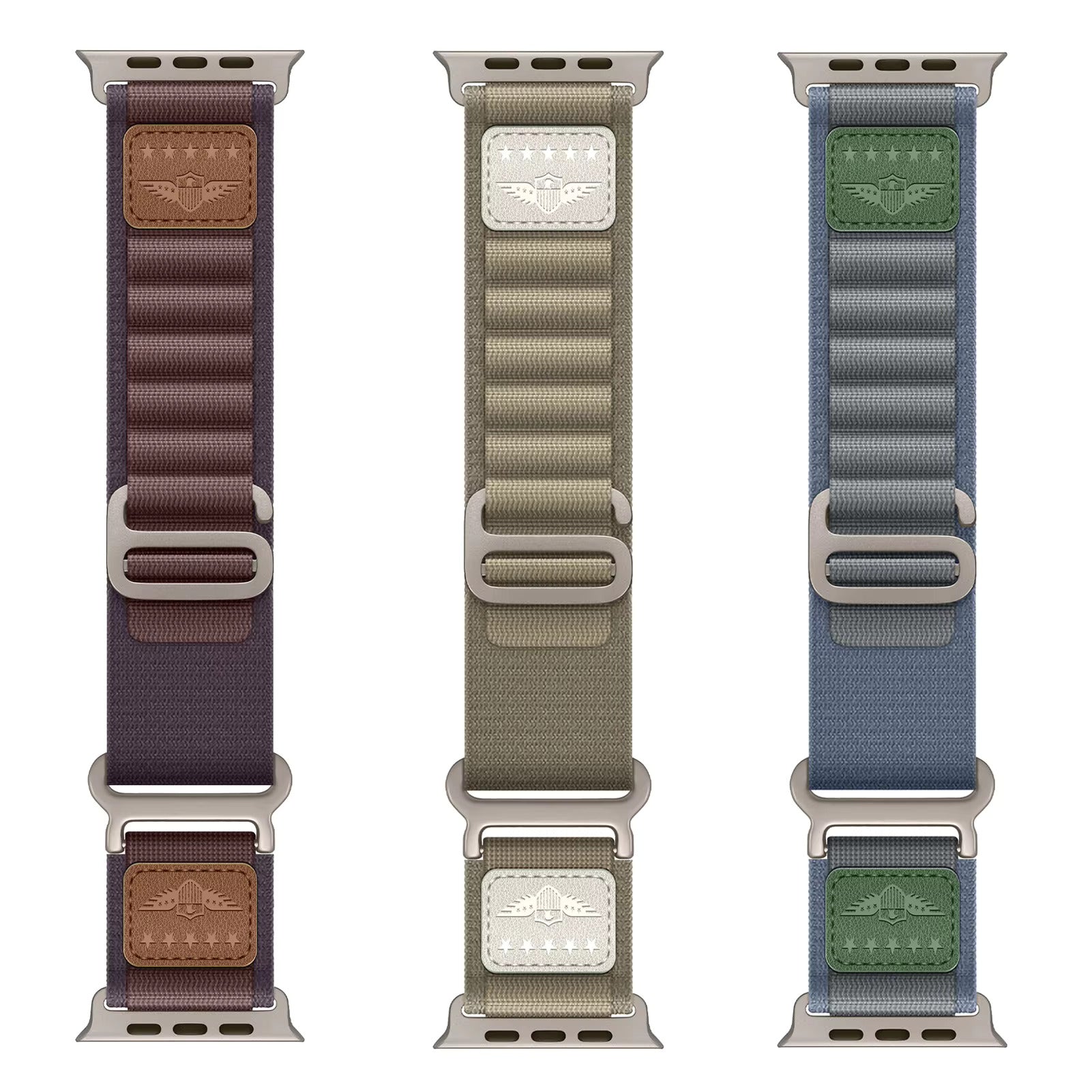 Royal Alpine Loop Watch Band - Premium Nylon Strap for Apple Watch Series 9/8/7/SE - Comfortable & Durable Sport Band for Running, Hiking & Outdoor Activities