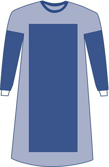 Non-Sterile Poly Reinforced Eclipse Gowns - Durable Medical PPE for Healthcare & Industrial Use