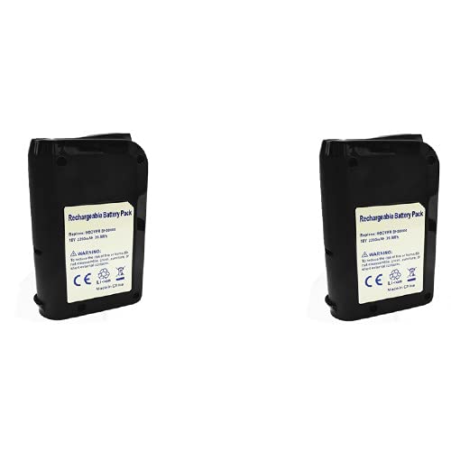 Synergy Digital 18V 2200mAh Li-ion Vacuum Cleaner Batteries (2-Pack) - Compatible with Hoover BH50020, Long-Lasting Replacement Power for Cordless Vacuums - Perfect for Home Cleaning, Pet Hair Removal & Quick Spill Pickup