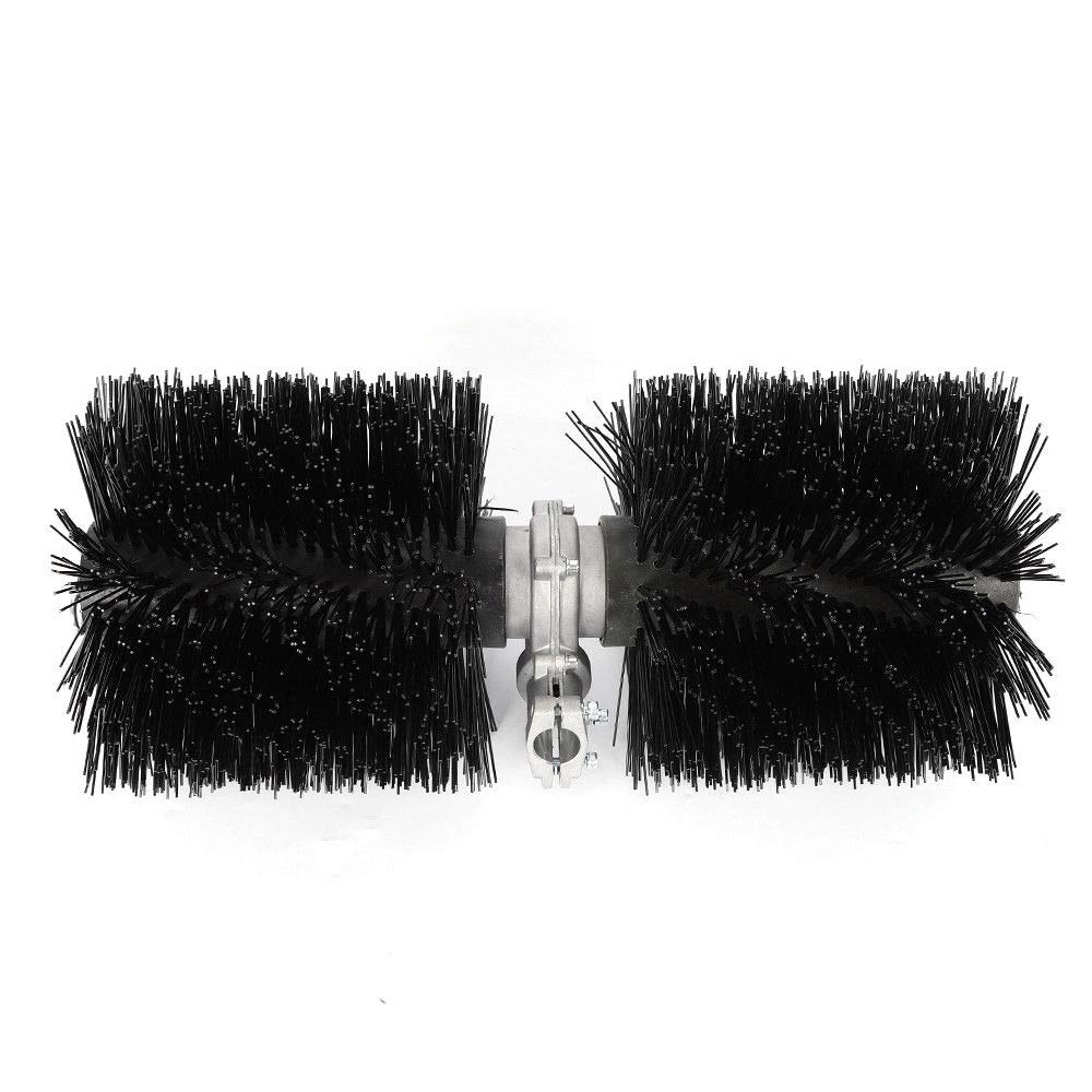 52CC Gasoline Engine Broom Sweeper - Single Cylinder Air-Cooled Motor for Snow Removal & Road Cleaning | Ideal for Driveways, Sidewalks & Parking Lots