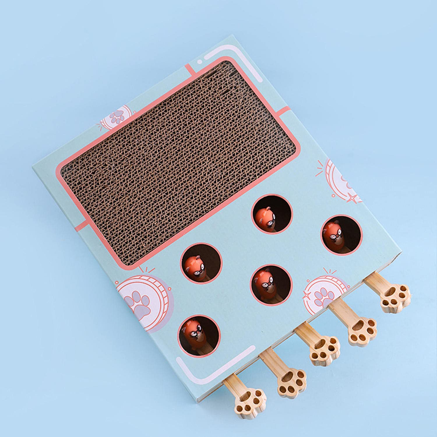 Premium Cat Scratching Pad - Durable Cardboard Cat Scratcher with Reversible Design & Textured Surface for Kittens & Adult Cats - Perfect for Home, Office, or Travel Use