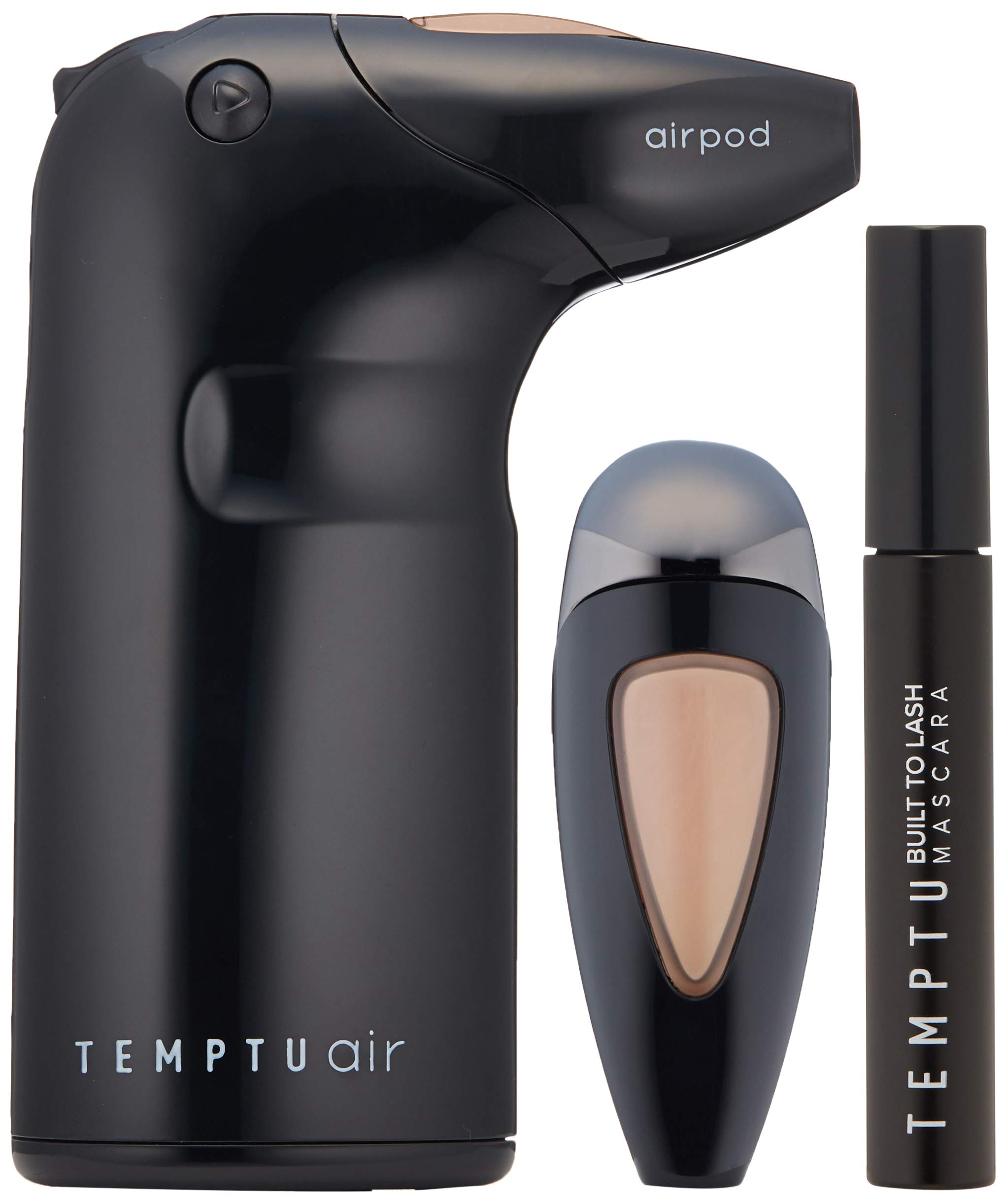 Temptu Air Modern Glam Holiday Set - At-Home Airbrush Makeup Kit with Bonus Pod & Mascara | Long-Lasting, Buildable Foundation | Multiple Shades for All Skin Tones | Perfect for Holiday Parties, Weddings & Special Occasions