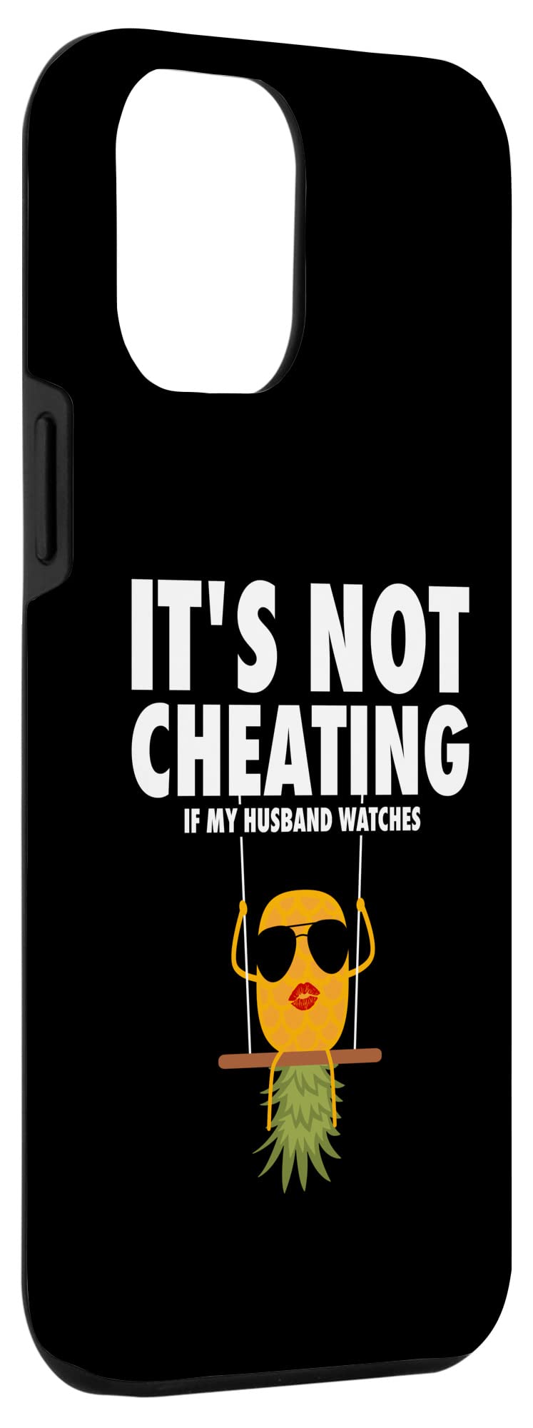 iPhone 12 Pro Max Pineapple Case - Shockproof Protective Cover for iPhone 12 Pro Max (6.7 Inch) - Funny Swinger Couple Gift Idea - Perfect for Beach Vacations & Tropical Theme Parties