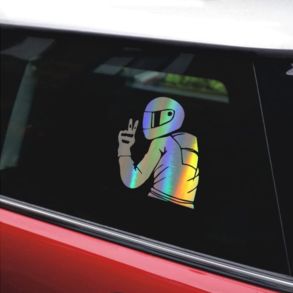 Zcargel Funny Car Sticker - Respect Vinyl Decal for Motorcycle, Truck, SUV & Van Windows - Durable Bumper Stickers for Vehicles - Perfect for Road Trips & Motorcycle Enthusiasts