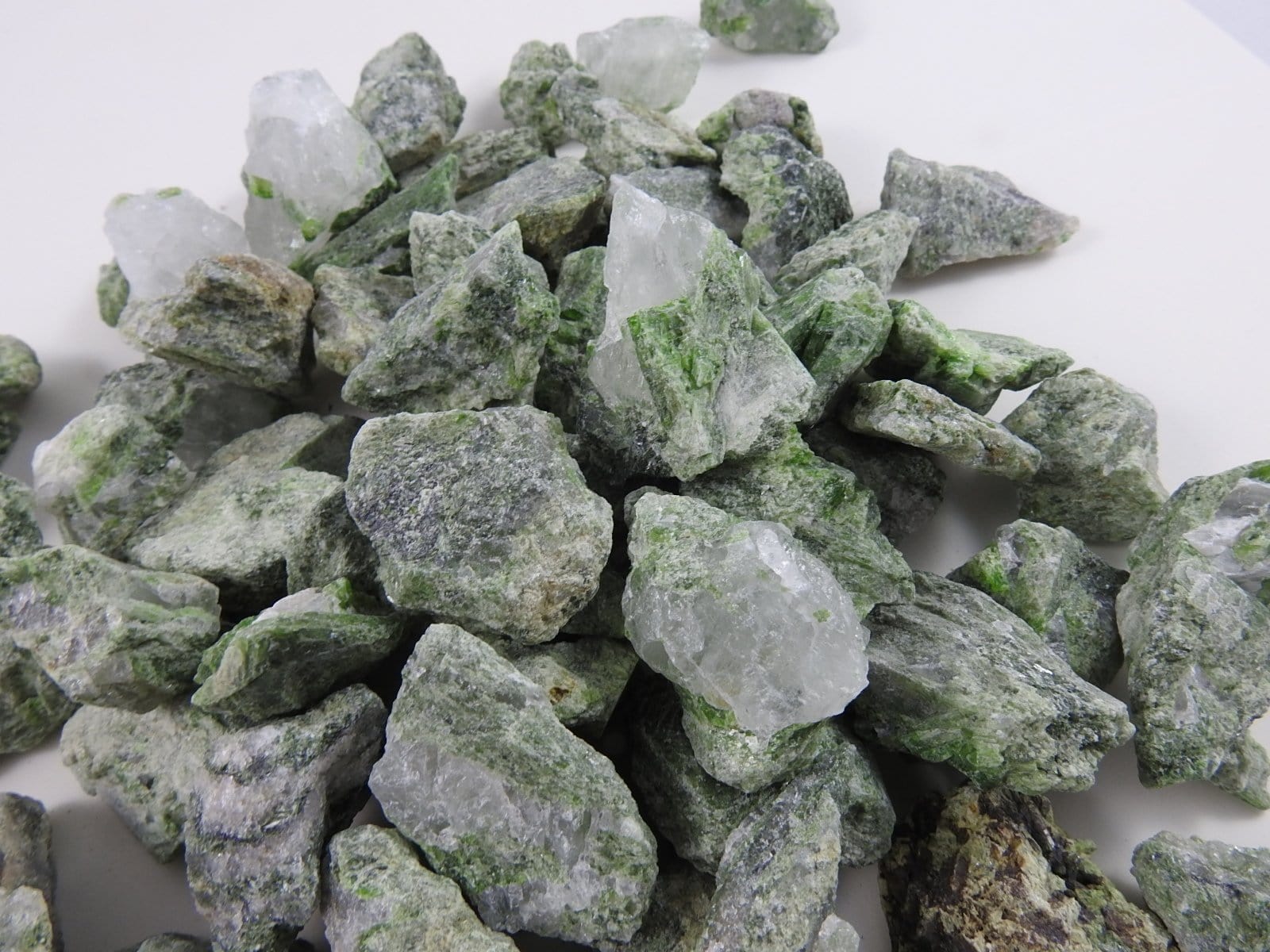 Natural Diopside Gemstone - 2.75 lb Bulk Lot | Wholesale Closeout Sale for Jewelry Making, Crystal Healing & Mineral Collection