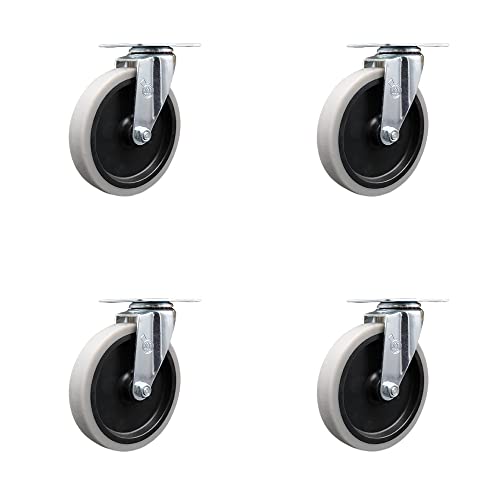 4 Swivel - No Brake - Gray