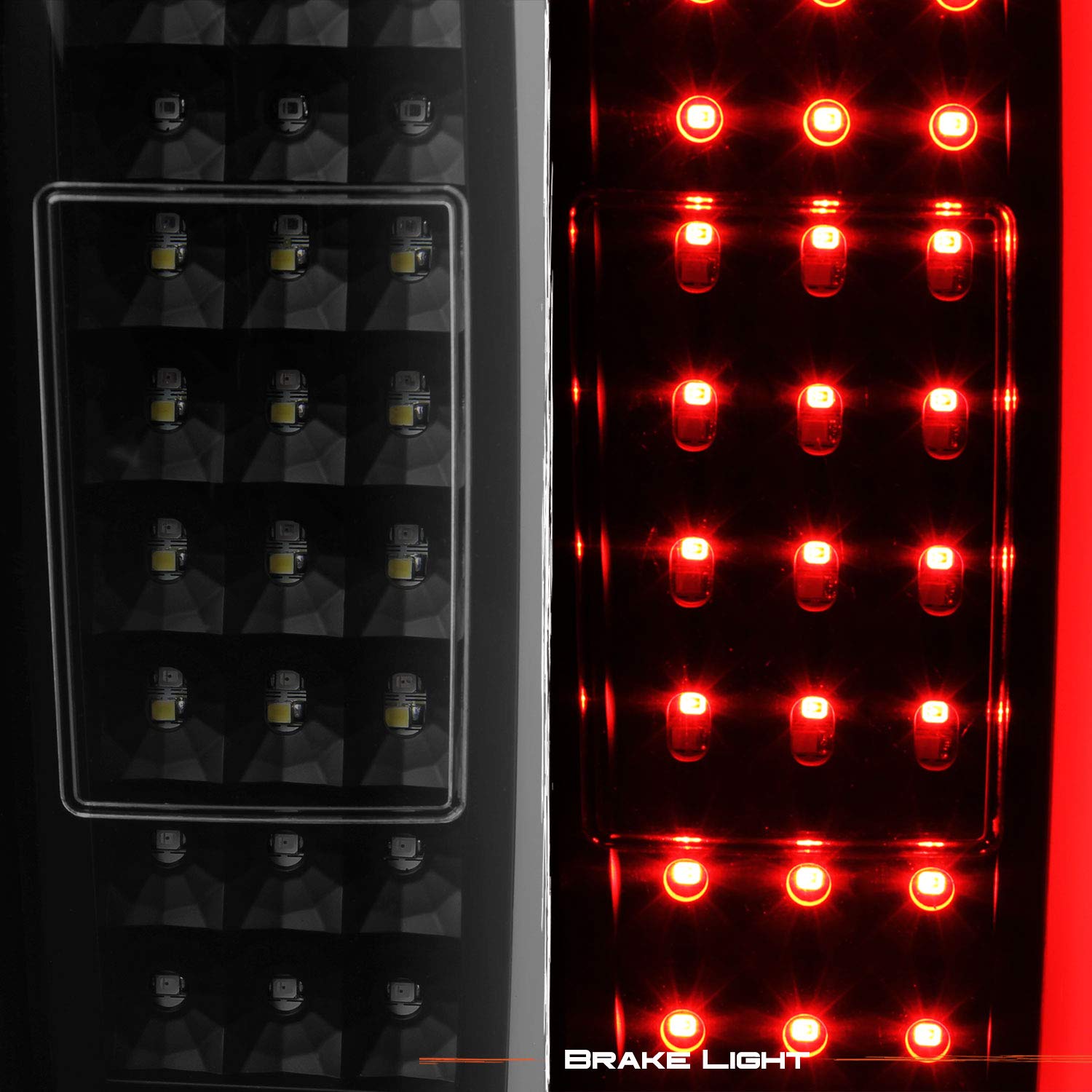 AKKON Full LED Black Smoked Tail Lights for 2016-2022 Toyota Tacoma Crew/Extended Cab - Sequential Turn Signal & Brake Lamp - Upgrade Your Truck's Style & Safety for Night Driving & Off-Road Adventures