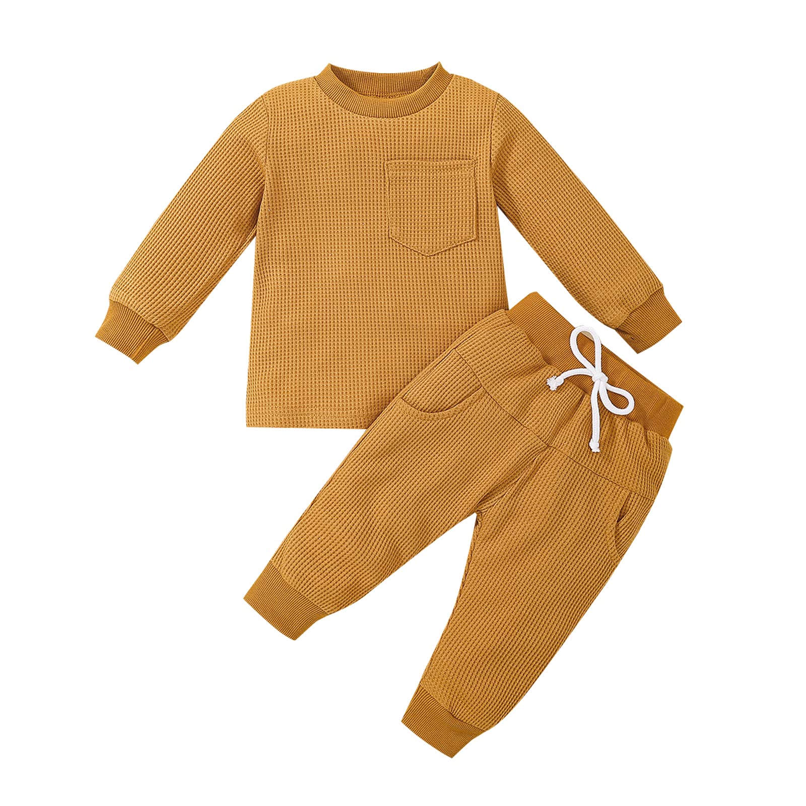 Thorn Tree Newborn Baby Clothes Set - Soft Cotton Knitted 2-Piece Romper with Long Sleeves & Pants for Boys & Girls | Perfect Fall Outfits for Infant Photoshoots, Family Gatherings & Daily Wear