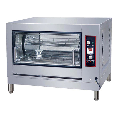 Cookline GR 268 40-Inch Commercial Gas Rotisserie Oven - 12 Chicken Capacity, 115V - Perfect for Restaurants, Catering & Food Trucks