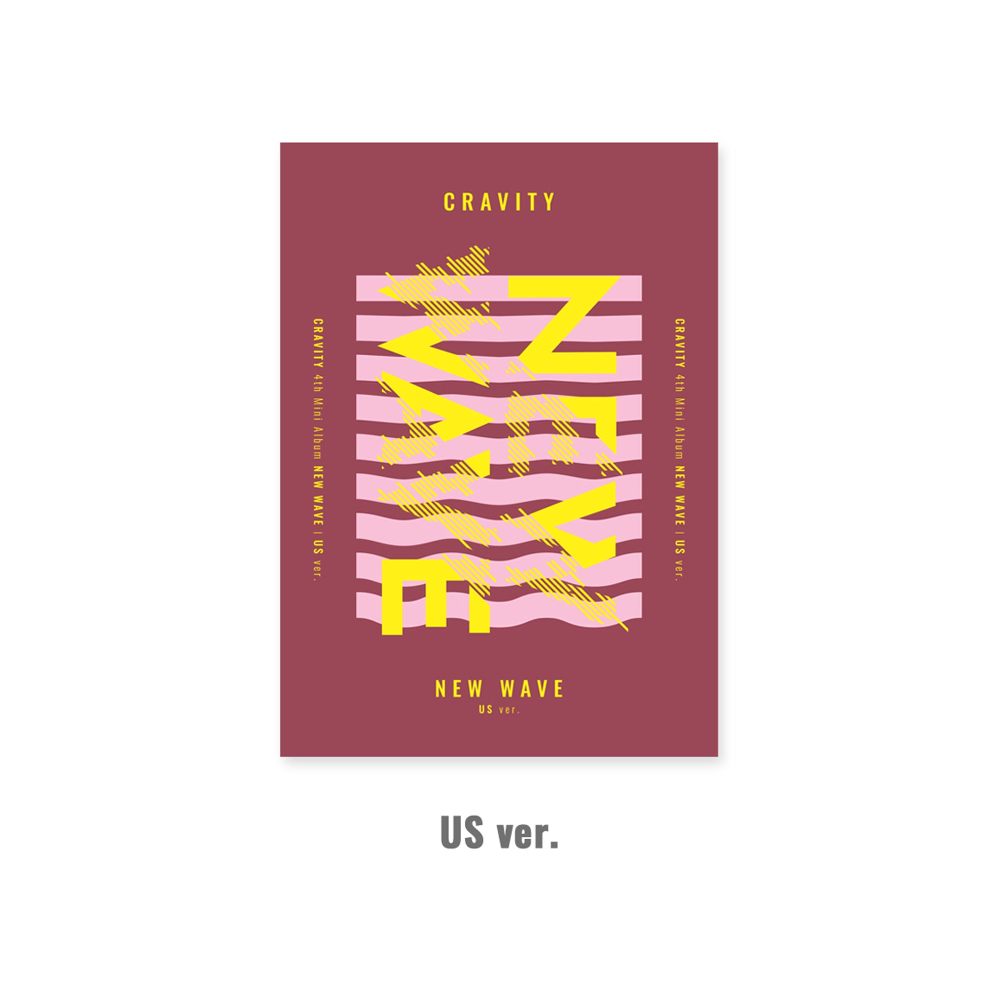 CRAVITY 4th Mini Album 'NEW WAVE' - K-Pop Music CD with Photobook & Poster - Perfect for K-Pop Fans and Music Collectors