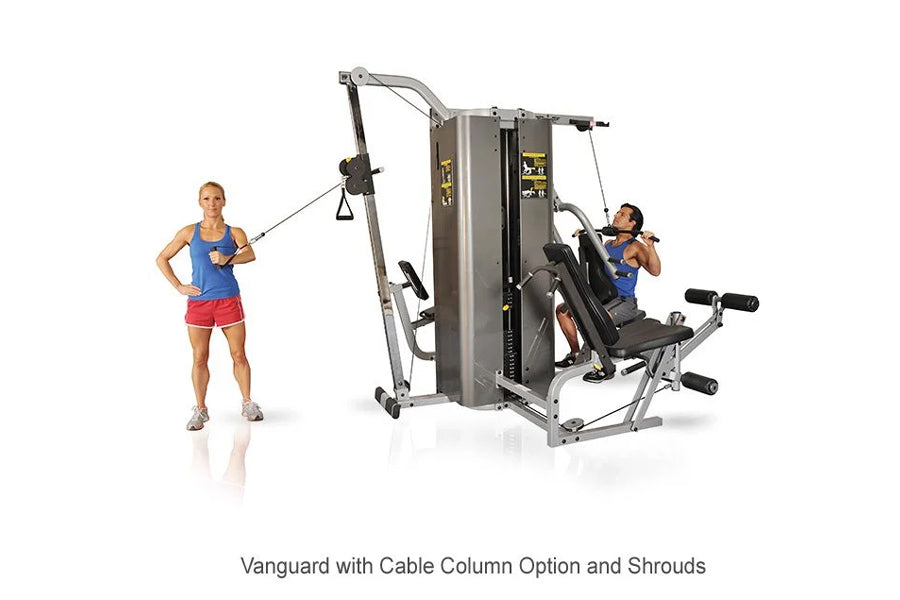 Inflight Vanguard 2 Stack Multi Gym - Professional Strength Training Equipment for Home & Commercial Use | Perfect for Full-Body Workouts, Weight Lifting & Fitness Training