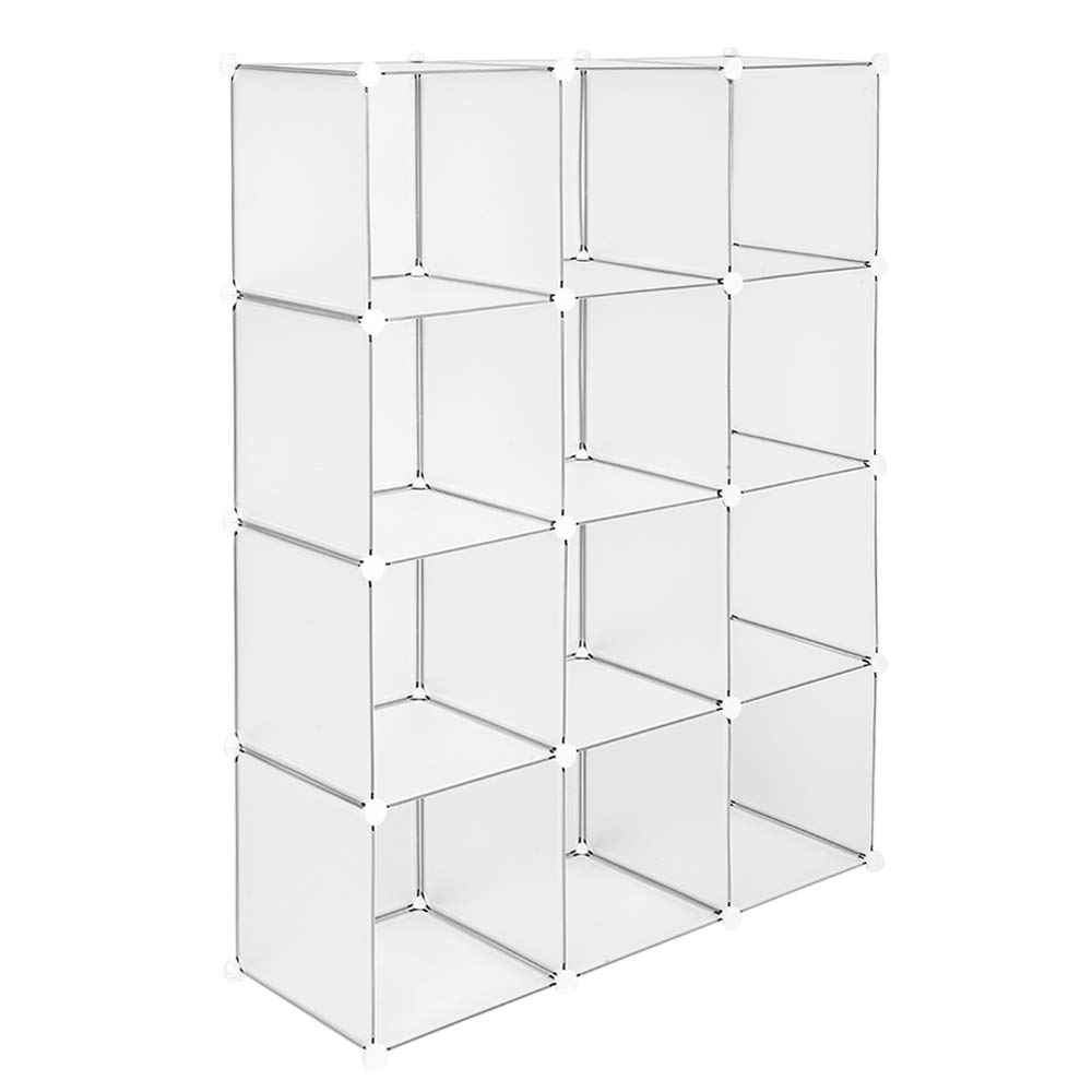 12-Cube Storage Organizer - Mytunes Cube Shelf for Books, Toys & Closet Organization | Perfect for Kids' Room, Office & Living Room Storage Solutions