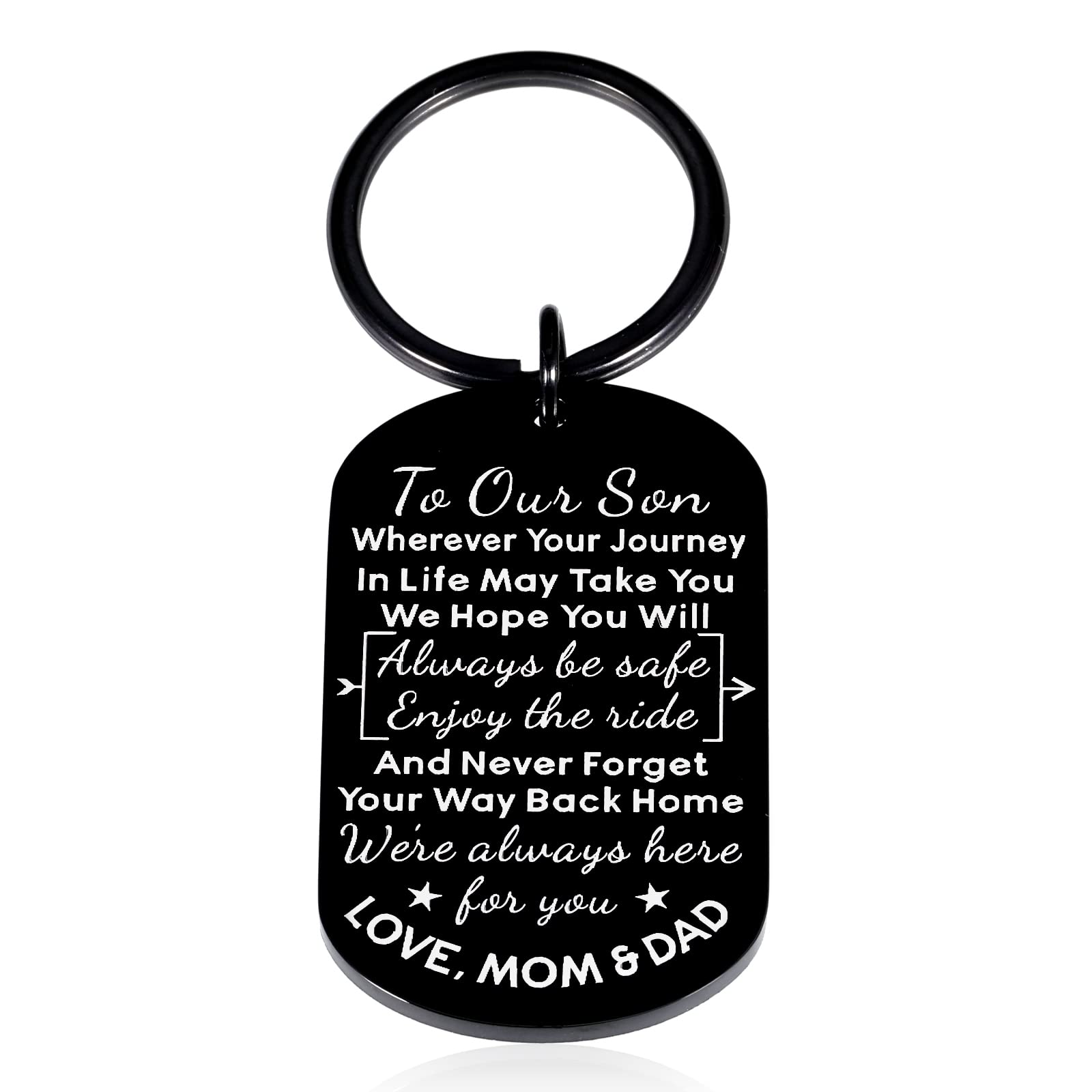 Personalized Christmas, Birthday, Valentine's & Graduation Gifts for Son from Parents - Thoughtful Present for Boys & Kids - Perfect for Holidays, Special Occasions & Everyday Love