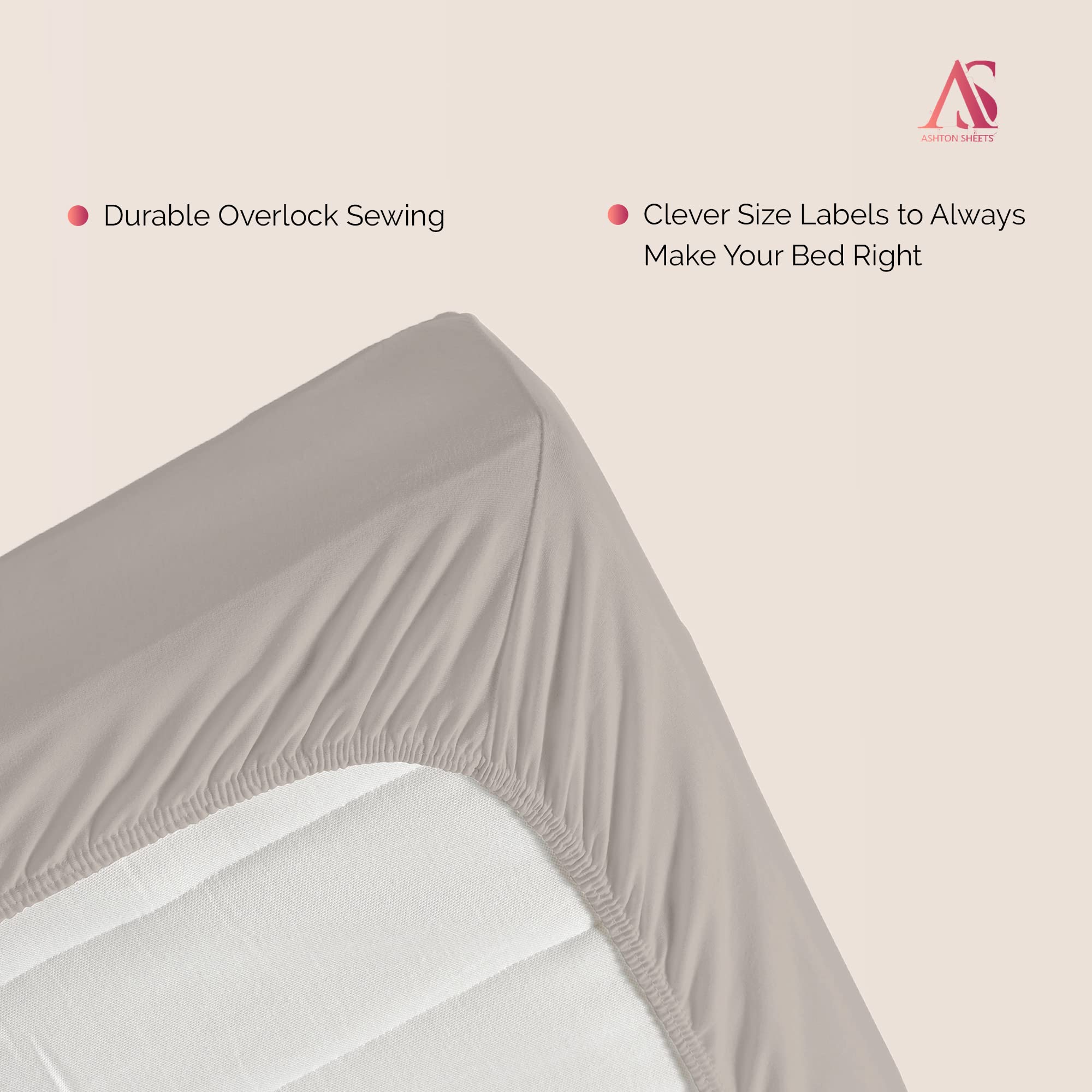 Premium 1000-Thread-Count Egyptian Cotton Queen Fitted Sheet - 16