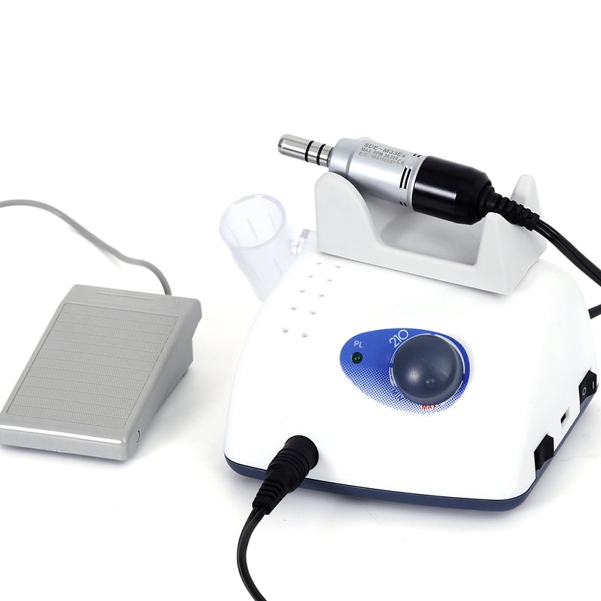 Professional 35000 RPM Electric Nail Drill Machine Kit - High Speed Nail File for Acrylic Nails, Pedicure & Callus Removal - Perfect for Nail Technicians & Home Manicure - Salon Quality Nail Art & Foot Care Tools