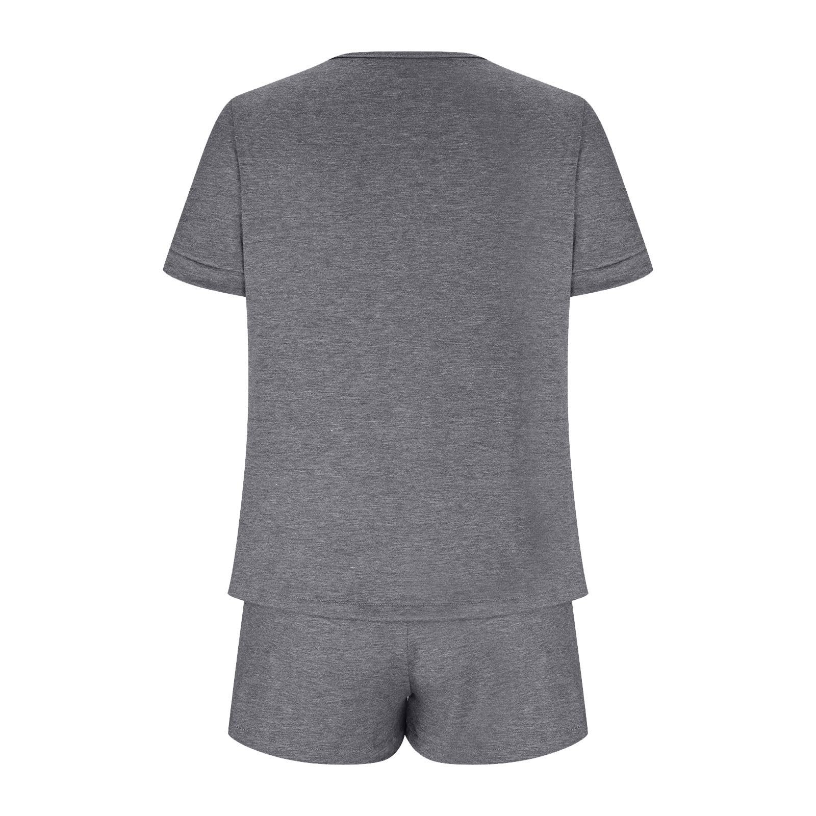 Women's 2-Piece Summer Shorts Pajama Set - Soft Lounge Wear & Sleepwear for Women - Matching Outfits for Relaxing at Home, Travel & Vacation