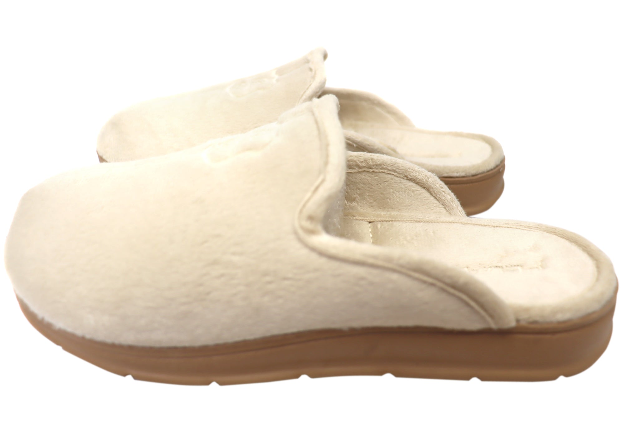 **Mindy Women's Brazilian Closed Toe Open Back Comfort Slippers - Soft & Cozy House Shoes for Relaxing at Home, Lounging & Spa Days**