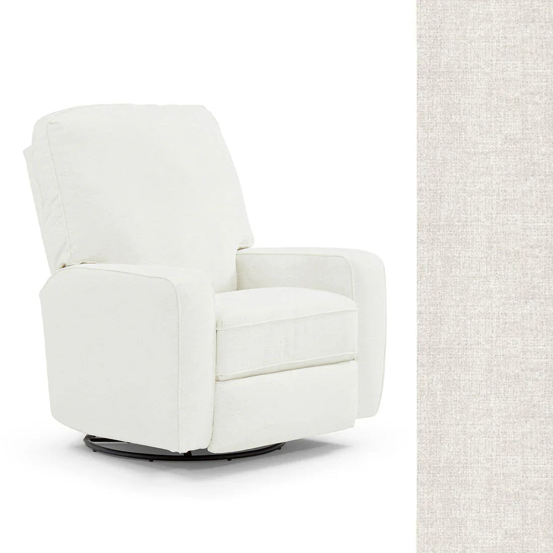Bilana Swivel Glider Recliner Chair - Best Comfort for Living Room, Nursery & Office - Ergonomic Design with Smooth 360° Rotation