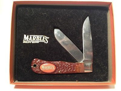 Vintage 100 Years Centennial Buck Pocket Knife with Rare Large Marbles - Collectible, Durable & Sharp for Outdoor Adventures, Camping & Everyday Carry (EDC)