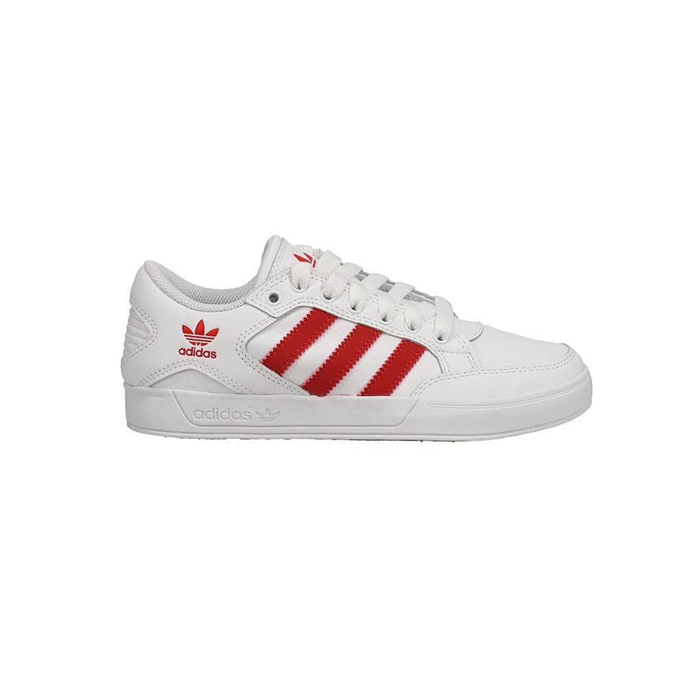 Adidas Kids Boys Hardcourt Low Sneakers - White | Comfortable Casual Shoes for Boys | Perfect for School, Play & Everyday Wear