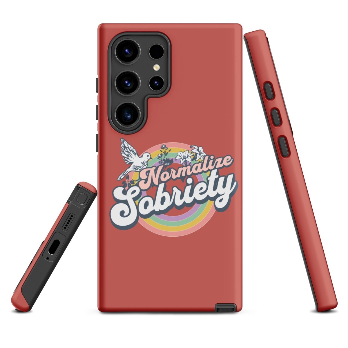 Sober Life Samsung Phone Case - Durable Protective Cover for Galaxy S21/S22/Note 20 - Perfect for Recovery Meetings & Sober Living Support