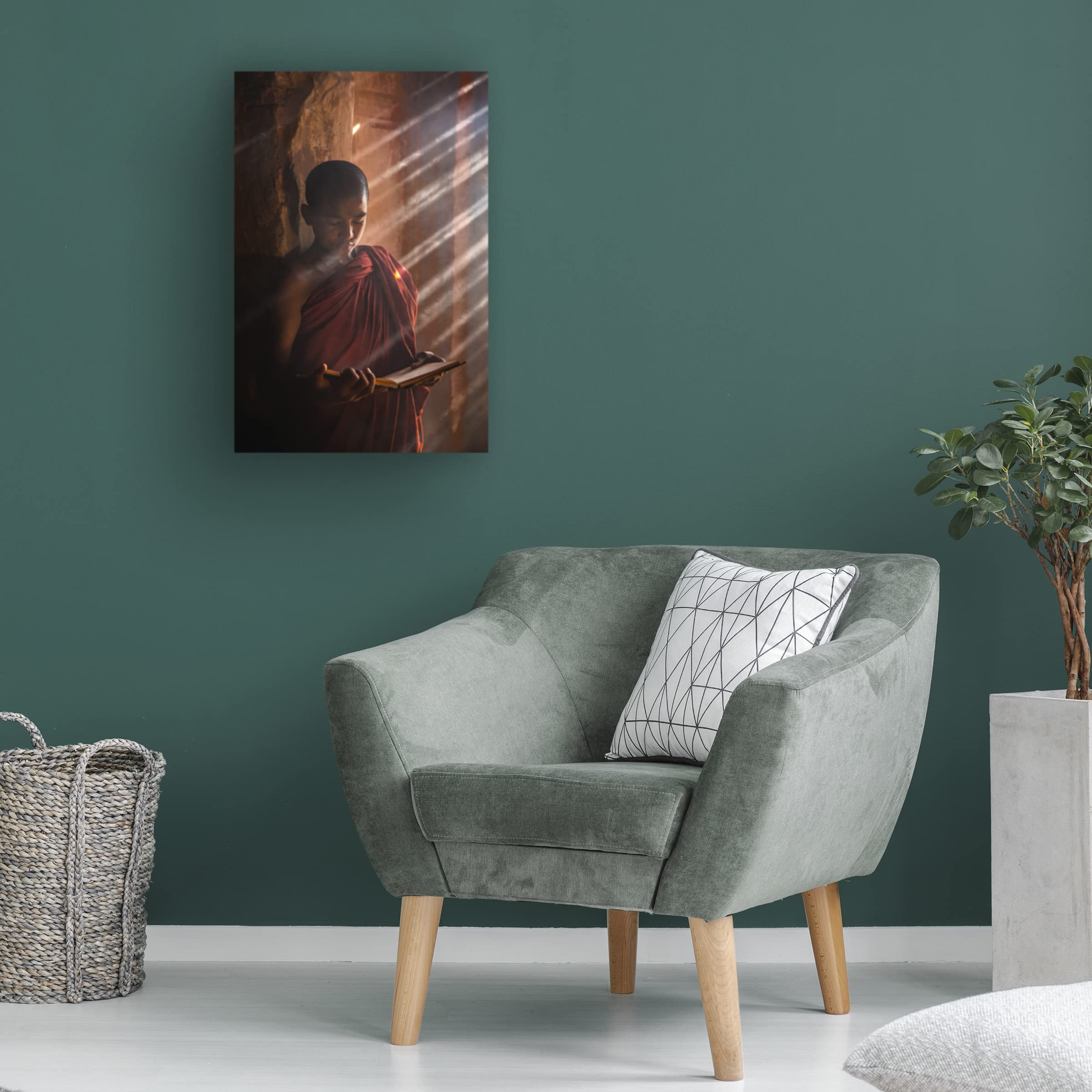 Trademark Fine Art 'Novice' Canvas Art by Amnon Eichelberg - Hand-Painted Abstract Wall Decor for Living Room, Bedroom & Office