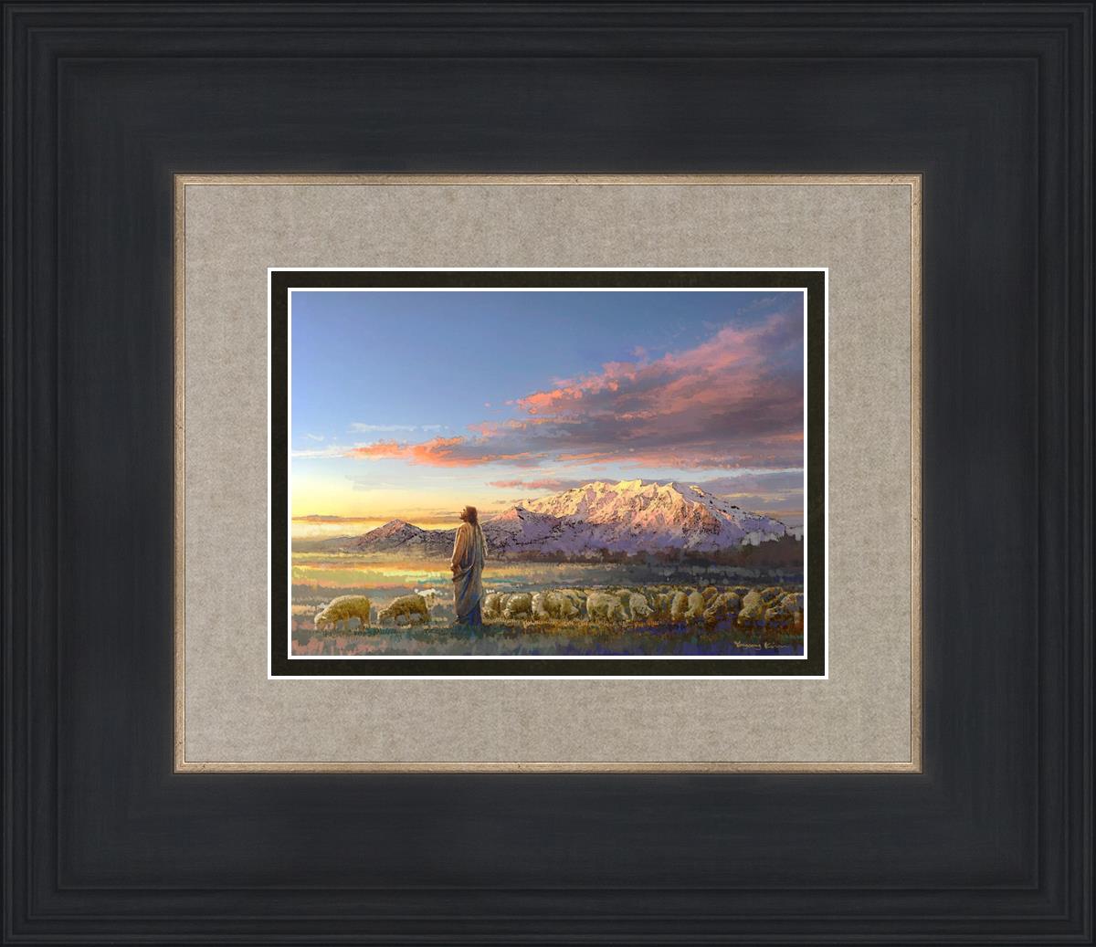 All His Majesty Christian Wall Art by Yongsung Kim - Inspirational Jesus Painting for Home, Church & Office Decor