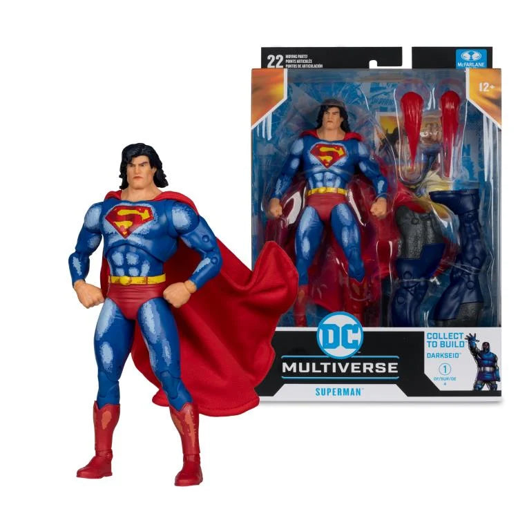 DC Multiverse Superman Justice League Task Force Action Figure - Collect to Build Darkseid | Superhero Toy for Display, Collection & Play | Perfect for Fans, Gifts & Comic Conventions