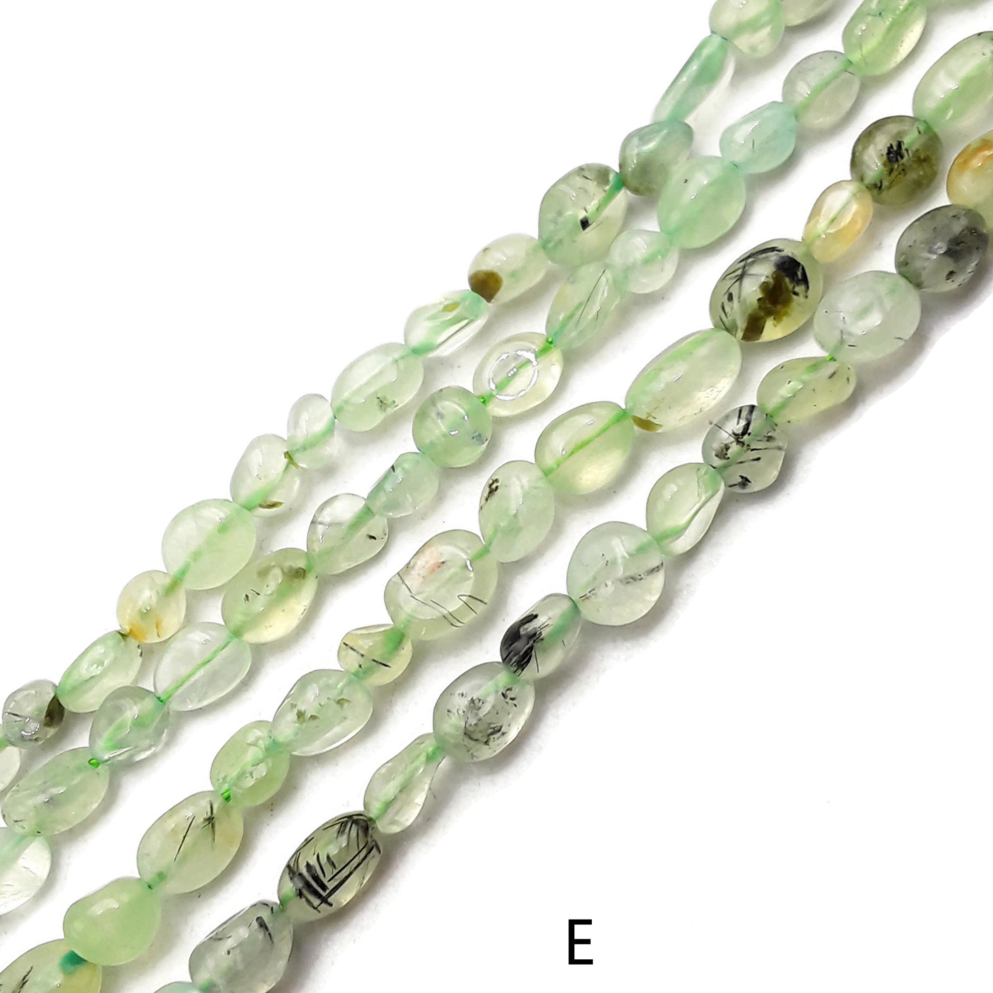 01 Multi Crystal Gemstone Pebble Nugget Beads 6x8mm 15.5