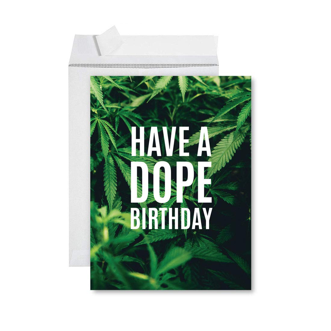 Funny Jumbo Birthday Card with Envelope - 8.5x11 Inch Oversized Greeting Card for Hilarious Celebrations | Perfect for Friends, Family & Coworkers | Andaz Press Dope Birthday Card for Parties & Special Occasions