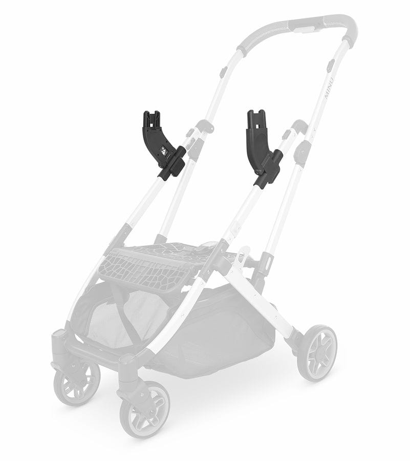 UPPAbaby Minu & Minu V2 Stroller Adapters for Bassinet & Mesa Car Seat - Compatible with All Models | Perfect for Travel, Shopping & Everyday Use with Your Baby