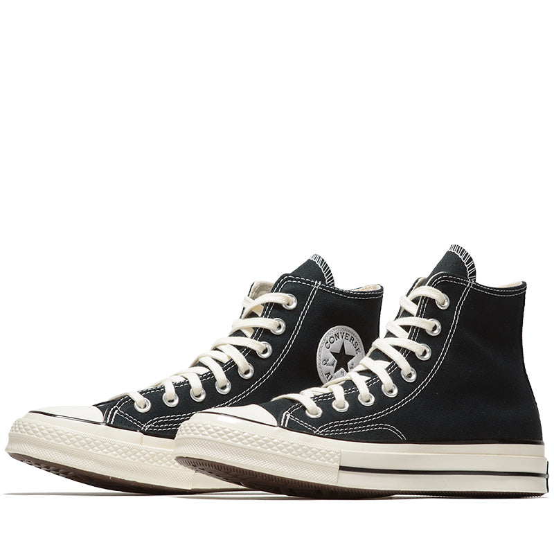 Converse Chuck 70 High Top Sneakers - Black & White Canvas Shoes for Men & Women | Classic Casual Fashion for Streetwear, Skateboarding & Everyday Wear