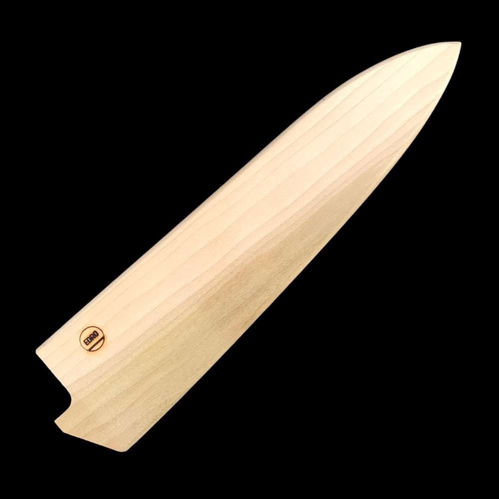 EDRO Poplar Wood Knife Sheath Saya for 240mm Gyuto Chef Knife - Perfect for Kitchen, Camping & Outdoor Cooking
