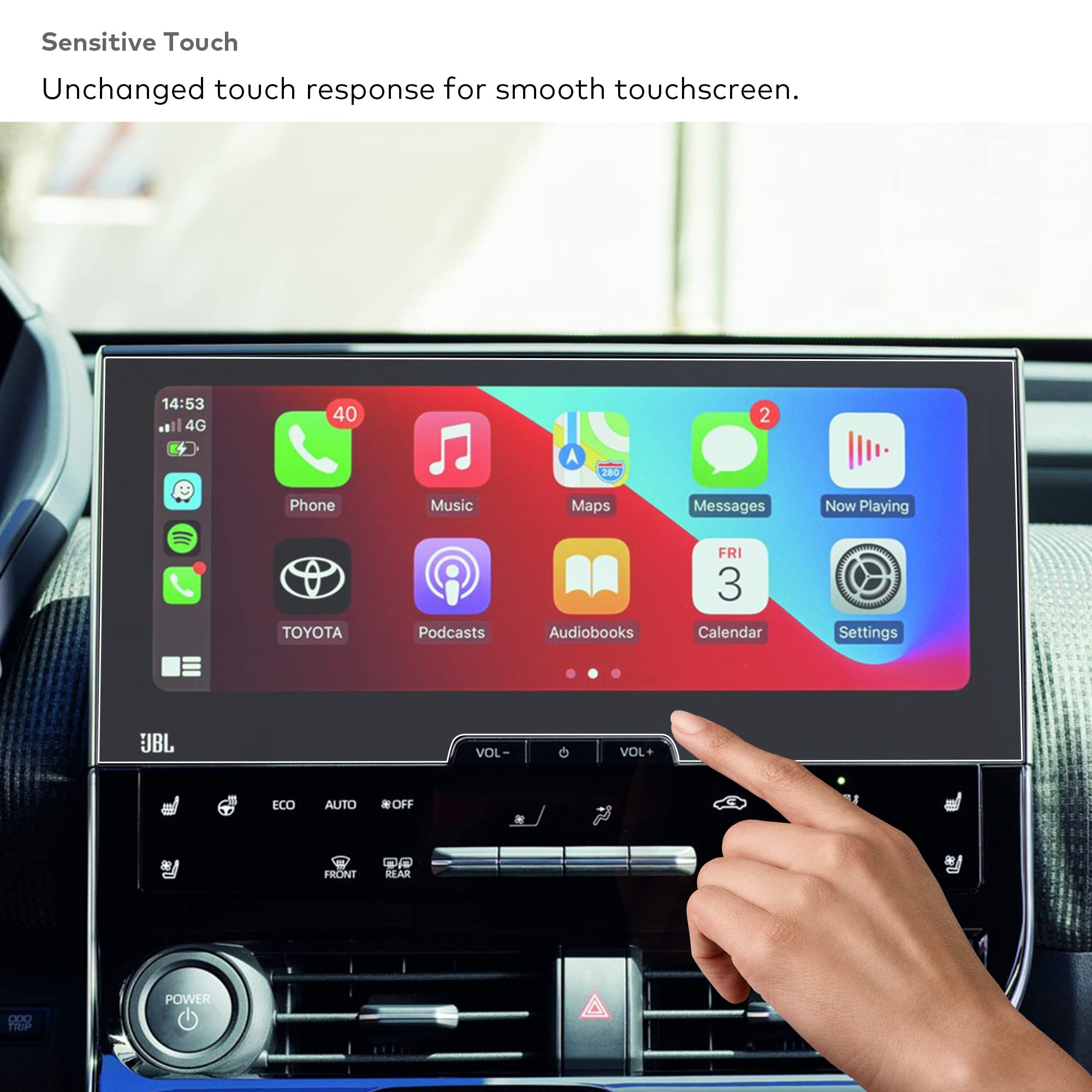 Toyota bZ4X 2023 Screen Protector - Anti-Glare Matte for Touchscreen & Navigation - Driving Comfort