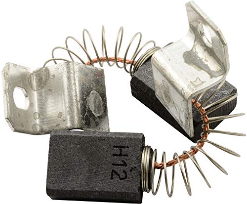 High-Quality Carbon Brushes CA-17-19048 for Metabo Grinder 6129 (0.31x0.55x0.75 Inch) - Automatic Stop, Spring, Cable & Connector - OEM Replacement Part 34301063 - Perfect for Woodworking, Metal Grinding & DIY Projects