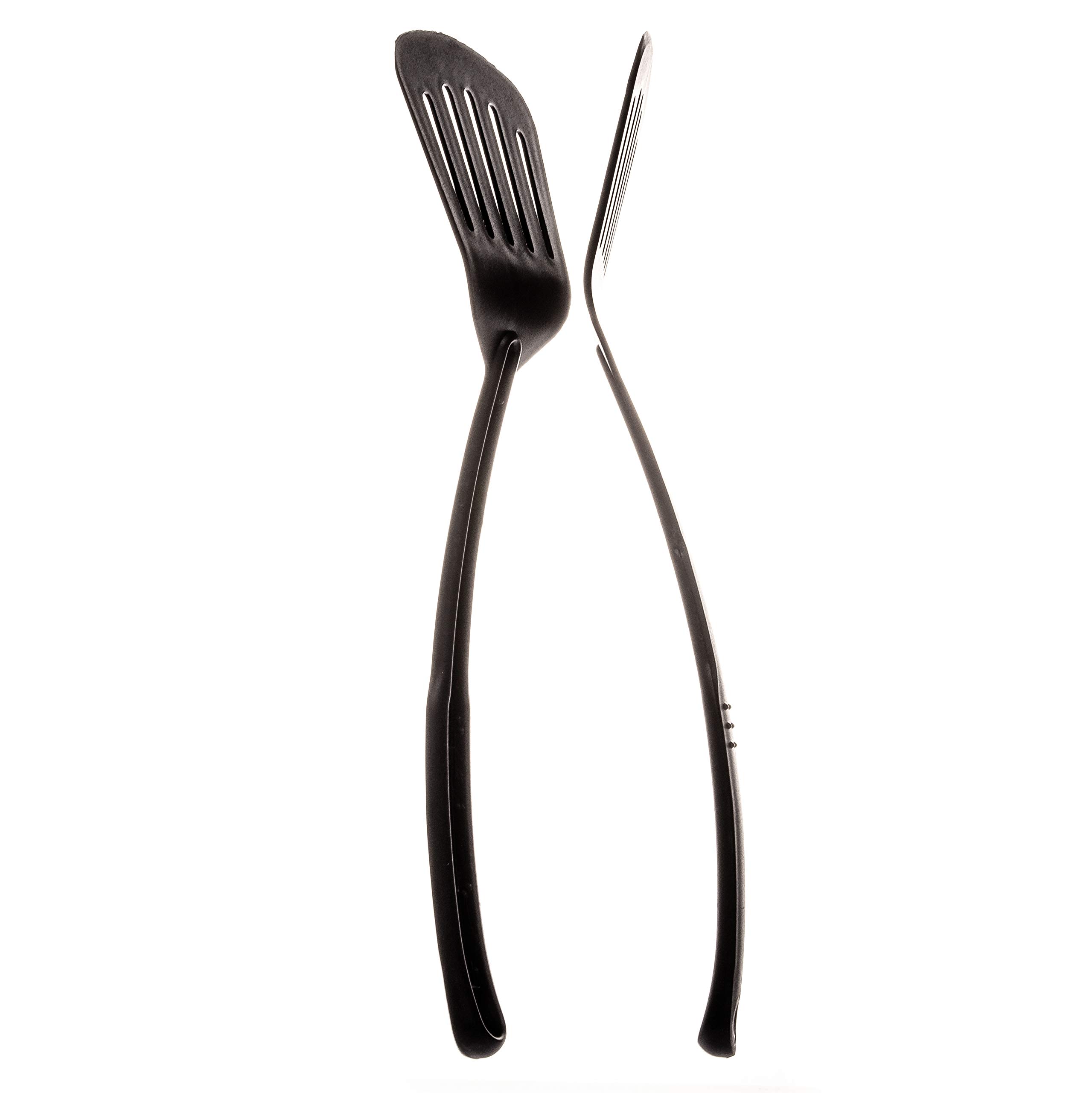 Premium Non-Stick Silicone Spatula Set of 2 - Flexible Omelette Turner, Egg Flipper & Cooking Utensil for Perfect Pancakes, Scrambled Eggs & Baking - Heat Resistant Kitchen Tool for Frying Pan & Mixing Bowls