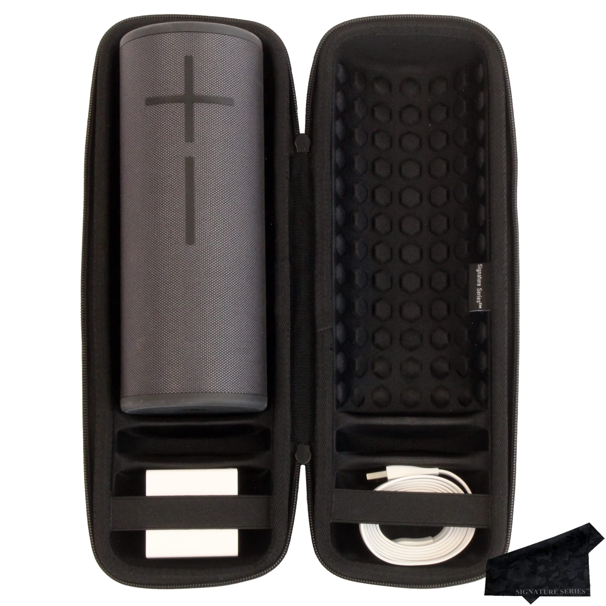 Ultimate Ears MEGABOOM 3 Wireless Bluetooth Speaker - 360° Sound, Deep Bass, Waterproof & Shockproof, Portable for Outdoor, Pool Party & Travel | Boom App Connectivity | Includes Signature Protective Case