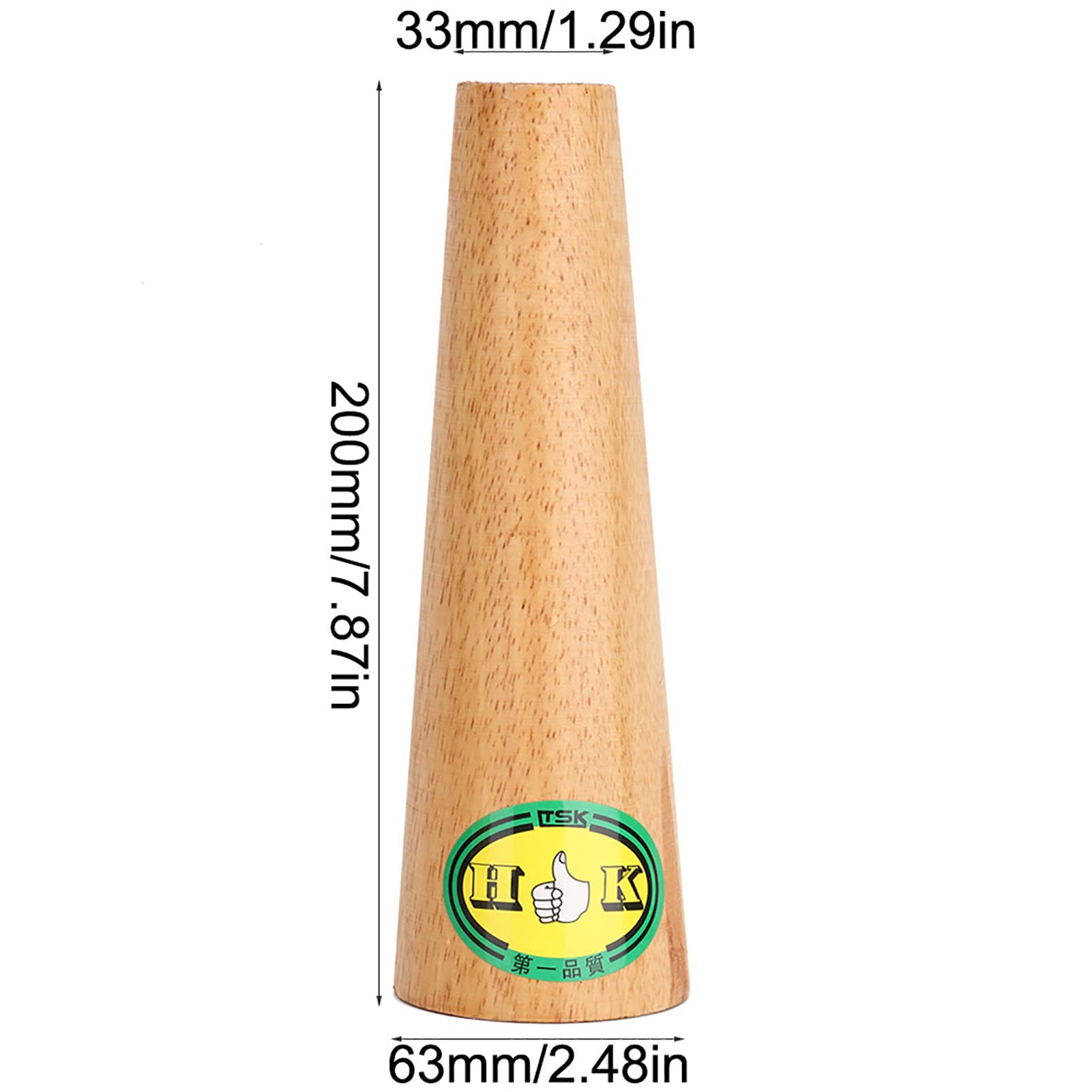 Wooden Bracelet Mandrel - Jewelry Repair Tool for Bangle Adjustment & Deformation Fixing - Round Shape Bracelet Adjuster for DIY Jewelry Making & Professional Use