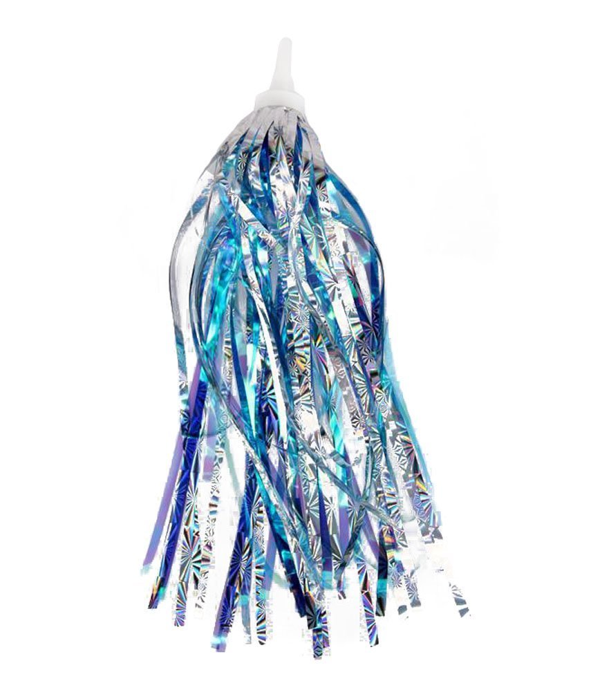 Sparkly Blue Bike Handlebar Streamers for Kids - Fun Tassel Ribbons for Boys & Girls Bicycles | Perfect for Birthday Gifts, Cycling Decorations & Outdoor Play Accessories