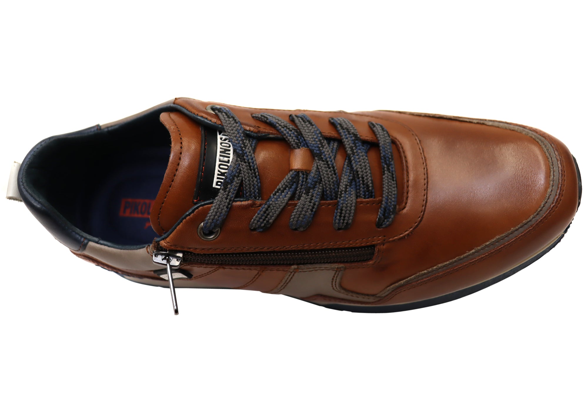 Pikolinos Men's Cambil M5N 6010C3 Comfortable Leather Lace-Up Casual Shoes for Walking, Travel & Everyday Wear